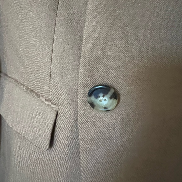 J. Crew Regent blazer in wool flannel, camel brown beige size 8 NWT - Picture 7 of 9